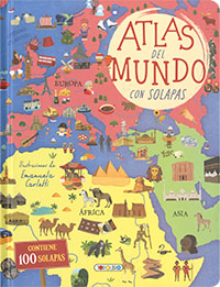 ATLAS DEL MUNDO CON SOLAPAS