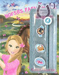 Horses passion Sticker gomas de borrar