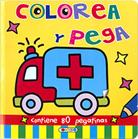 Colorea y pega