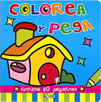 Colorea y pega