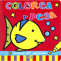 Colorea y pega