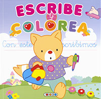 Escribe y colorea
