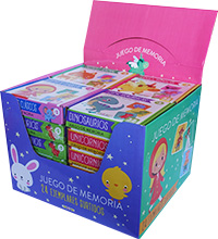 Estuche Juego de memoria con 24 ejemplares surtidos