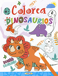 Colorea dinosaurios