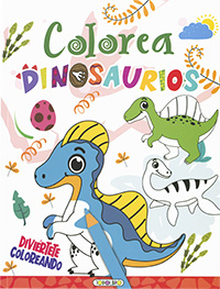 Colorea dinosaurios