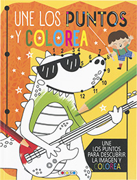 Une los puntos y colorea