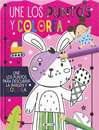 Une los puntos y colorea