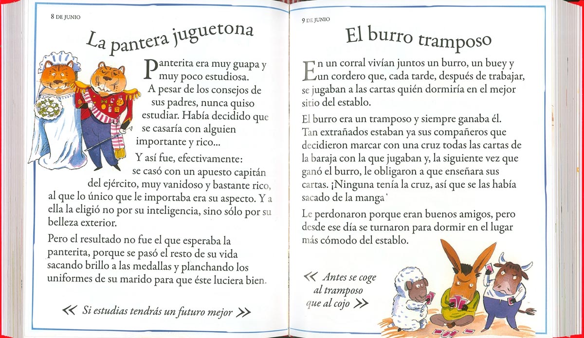 Libro de Cuentos y Fábulas - Todolibro-Castellano - 365 fábulas de la